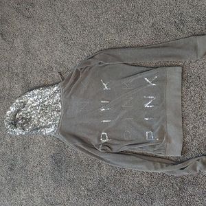 Sequin PINK hoodie